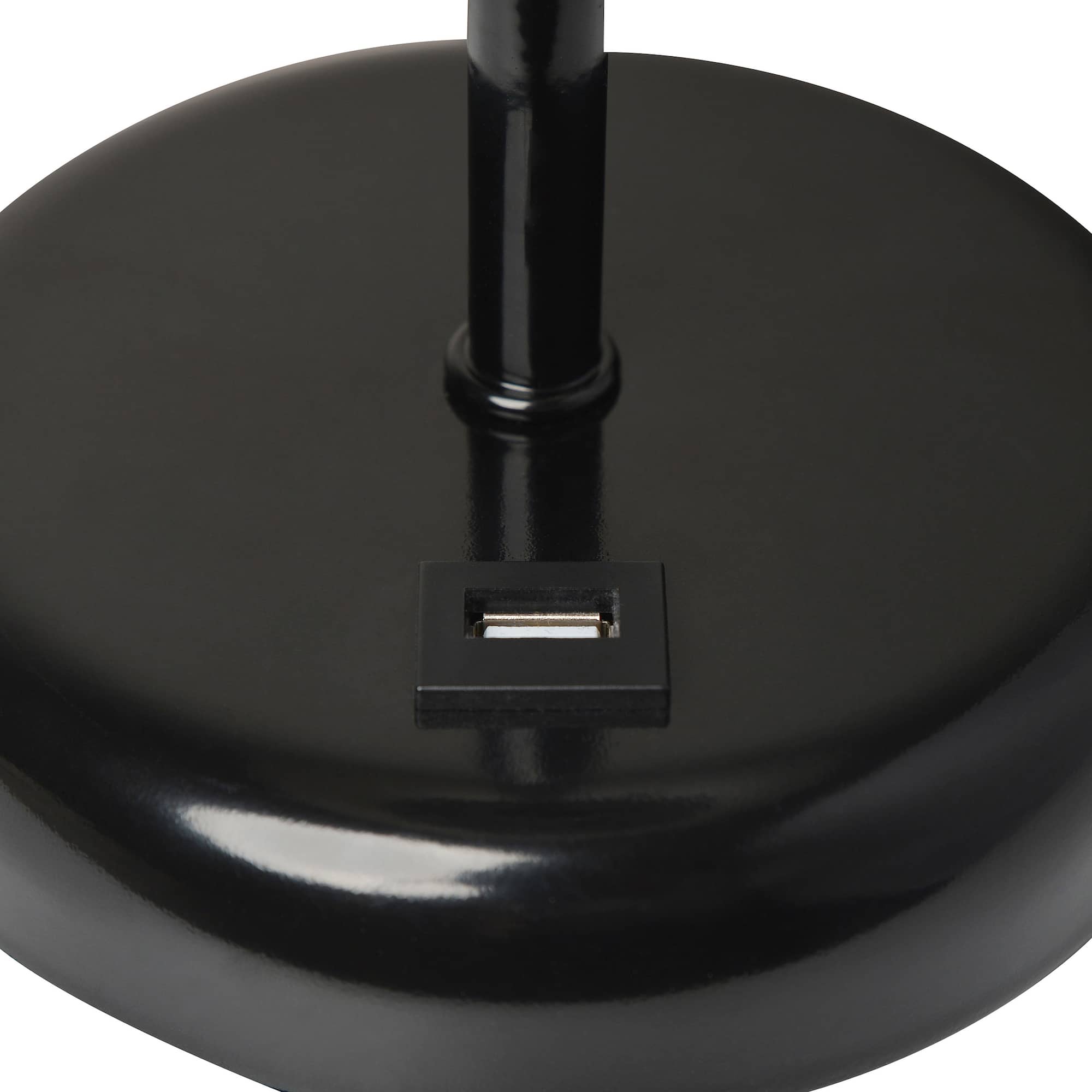 Creekwood Home 19.5" Oslo USB Port Table Lamp